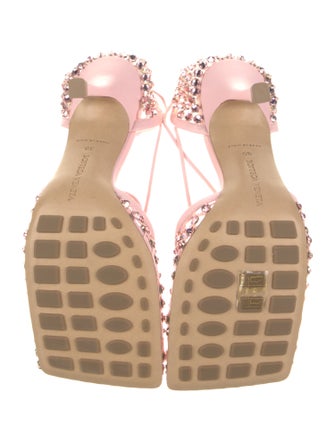 Bottega Veneta Mesh Printed T-Strap Pumps