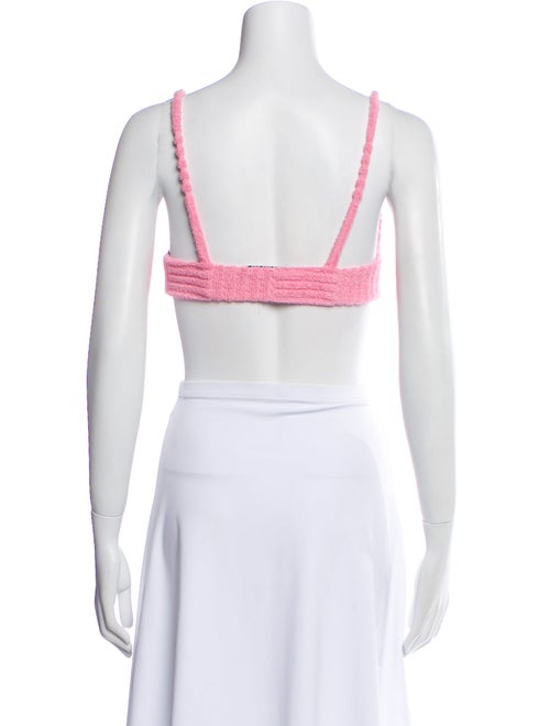 Bottega Veneta V-Neck Sleeveless Crop Top