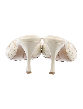 Bottega Veneta Intrecciato Weave Leather Slides