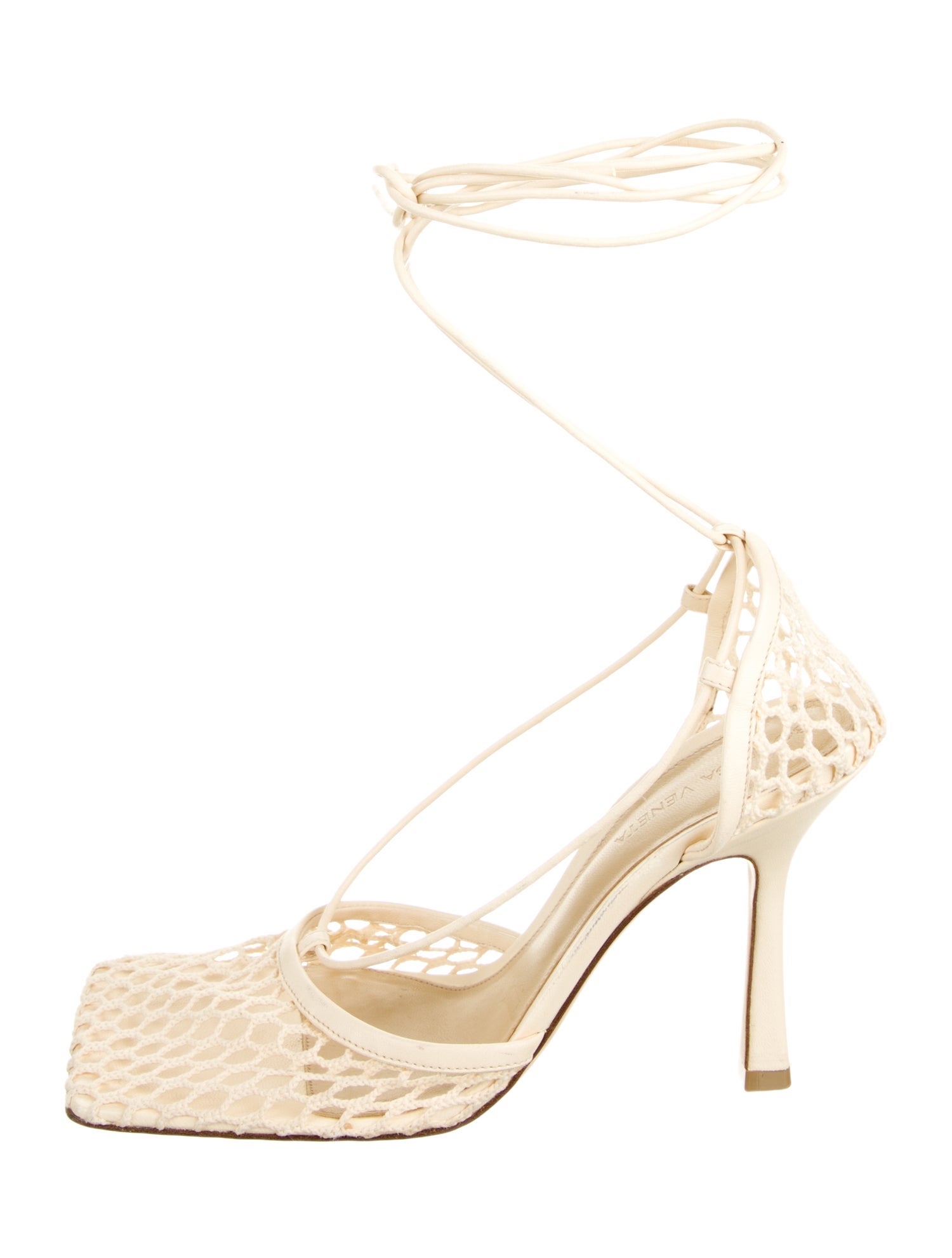 Bottega Veneta Mesh T-Strap Pumps