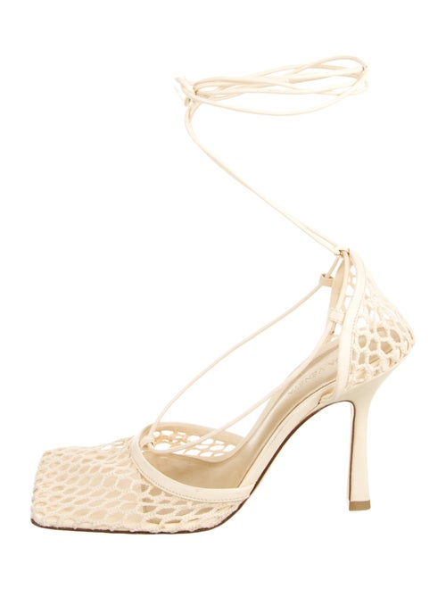 Bottega Veneta Mesh T-Strap Pumps