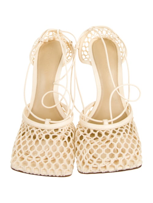 Bottega Veneta Mesh T-Strap Pumps