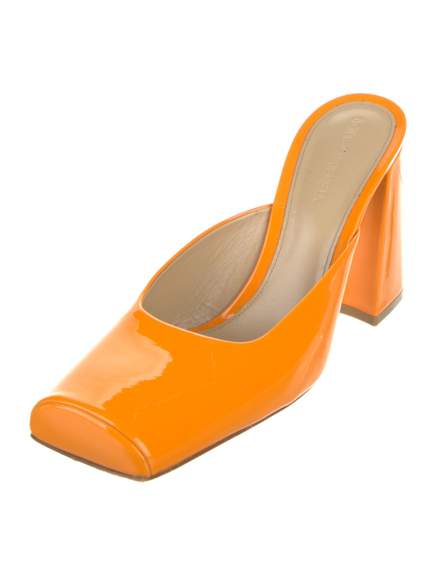Bottega Veneta Patent Leather Mules
