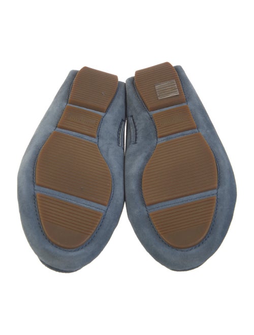 Bottega Veneta Intrecciato Weave Suede Moccasins