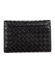 Bottega Veneta Intrecciato Weave Leather Compact Wallet
