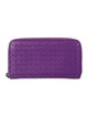 Bottega Veneta Intrecciato Weave Leather Continental Wallet