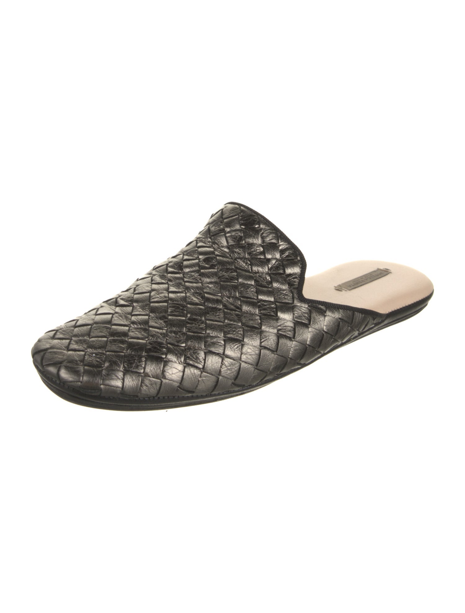 Bottega Veneta Intrecciato Weave Leather Mules