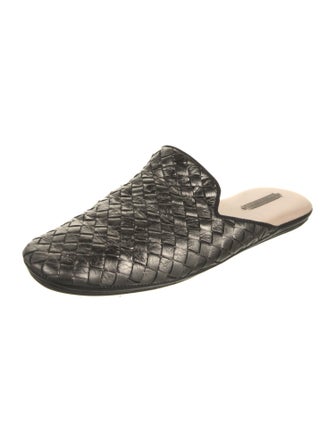 Bottega Veneta Intrecciato Weave Leather Mules
