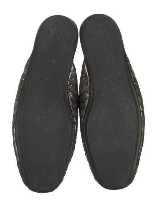 Bottega Veneta Intrecciato Weave Leather Mules