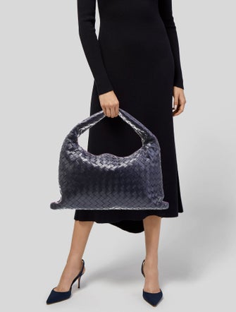 Bottega Veneta Intrecciato Hop Small
