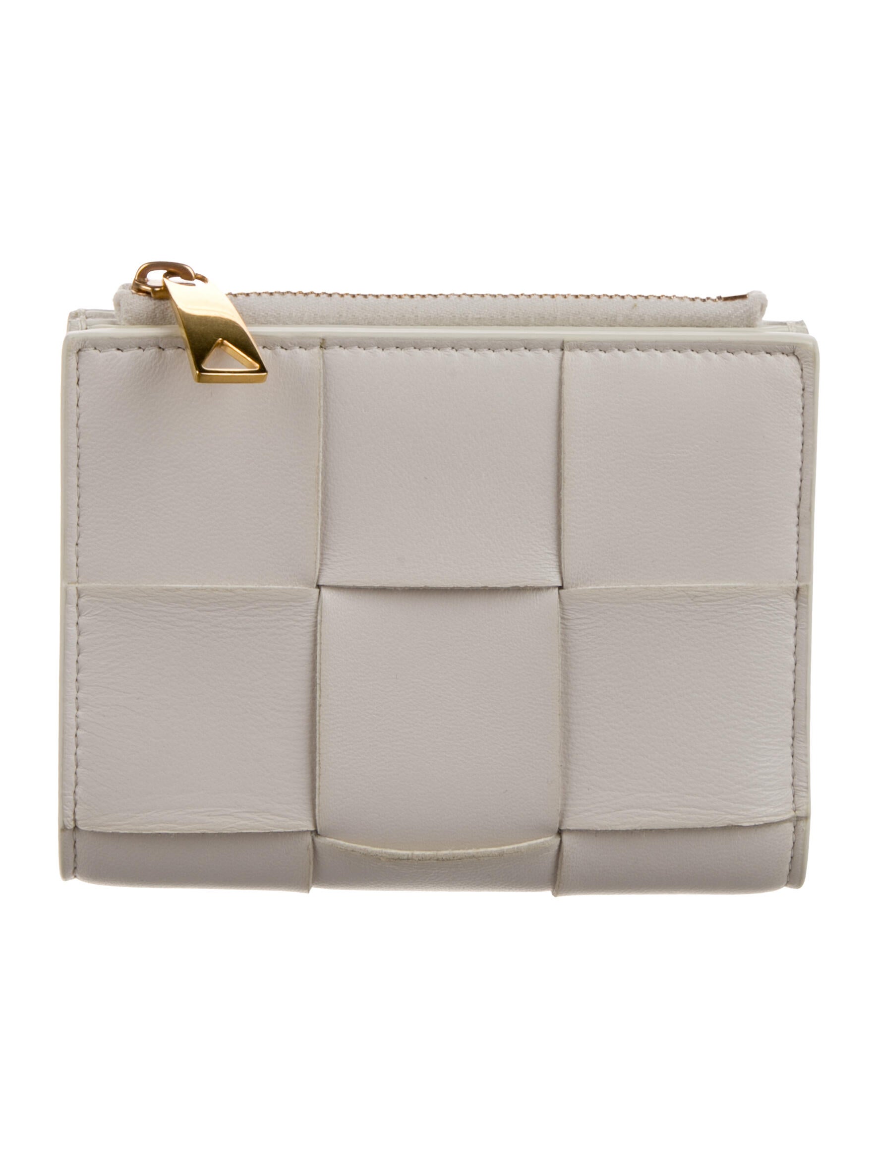 Bottega Veneta Maxi Intrecciato Weave Compact Wallet