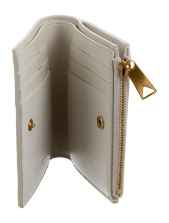 Bottega Veneta Maxi Intrecciato Weave Compact Wallet