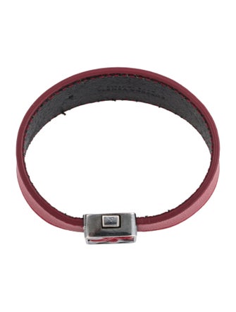 Bottega Veneta Leather Wrap Bracelet