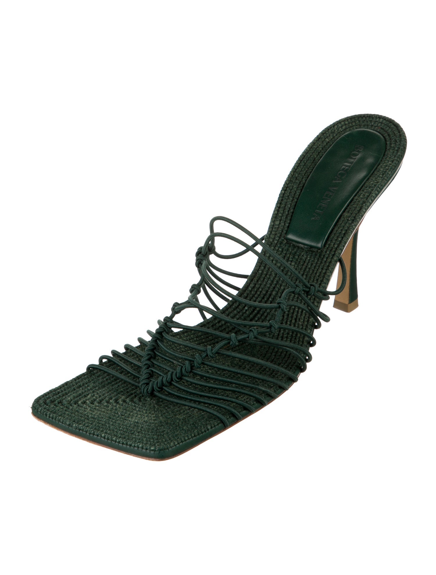 Bottega Veneta Leather Slingback Sandals