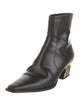 Bottega Veneta Leather Colorblock Pattern Boots