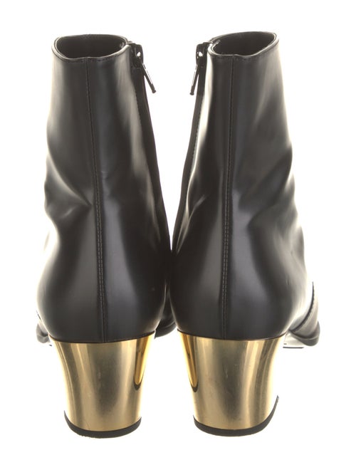Bottega Veneta Leather Colorblock Pattern Boots
