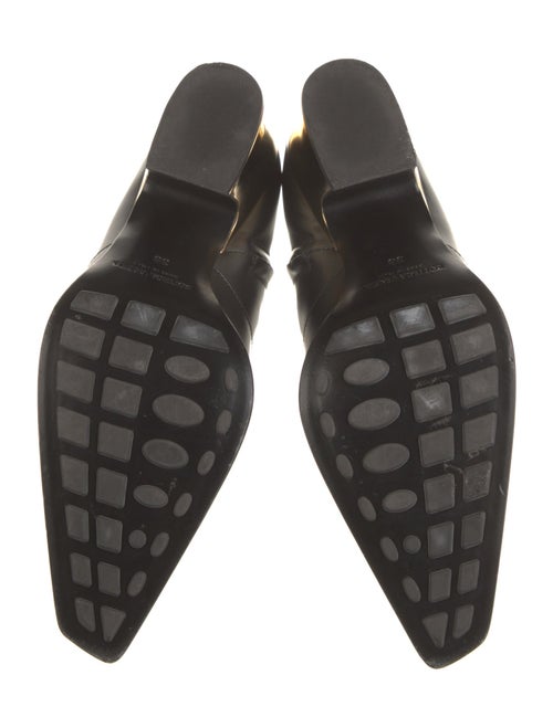 Bottega Veneta Leather Colorblock Pattern Boots