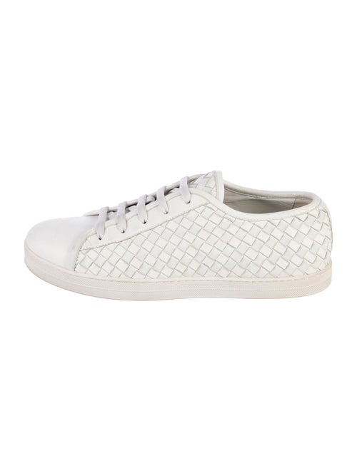 Bottega Veneta Intrecciato Weave Leather Sneakers