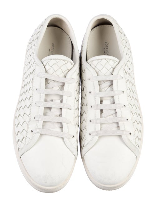 Bottega Veneta Intrecciato Weave Leather Sneakers