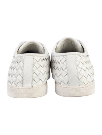 Bottega Veneta Intrecciato Weave Leather Sneakers