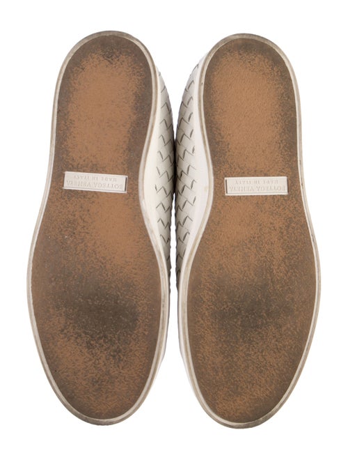 Bottega Veneta Intrecciato Weave Leather Sneakers