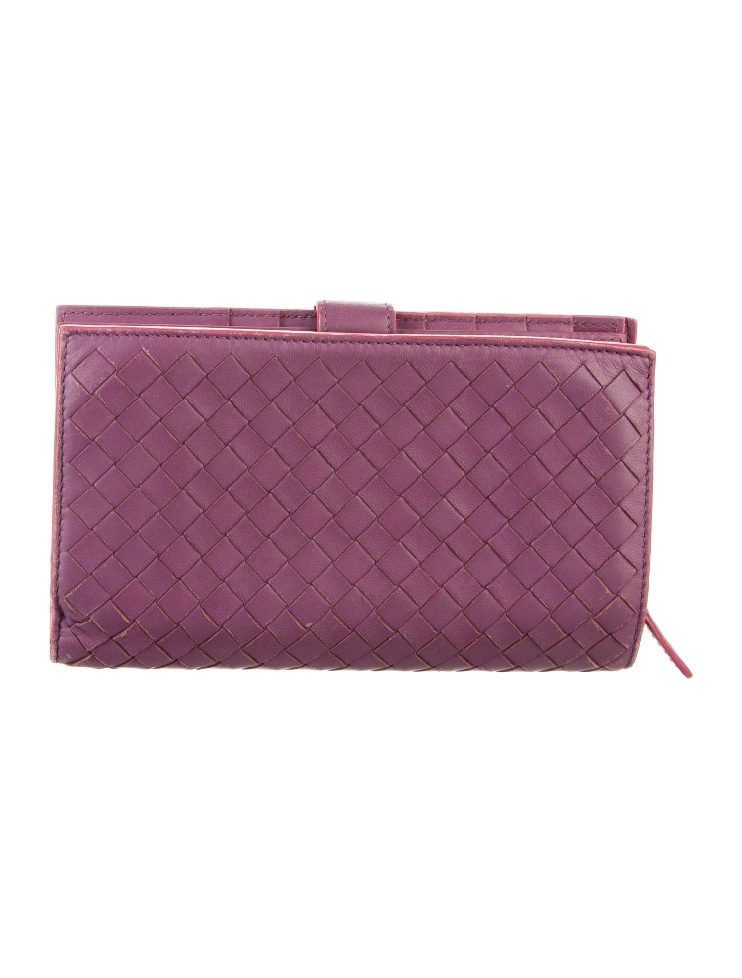 Bottega Veneta Intrecciato Weave Leather Wallet