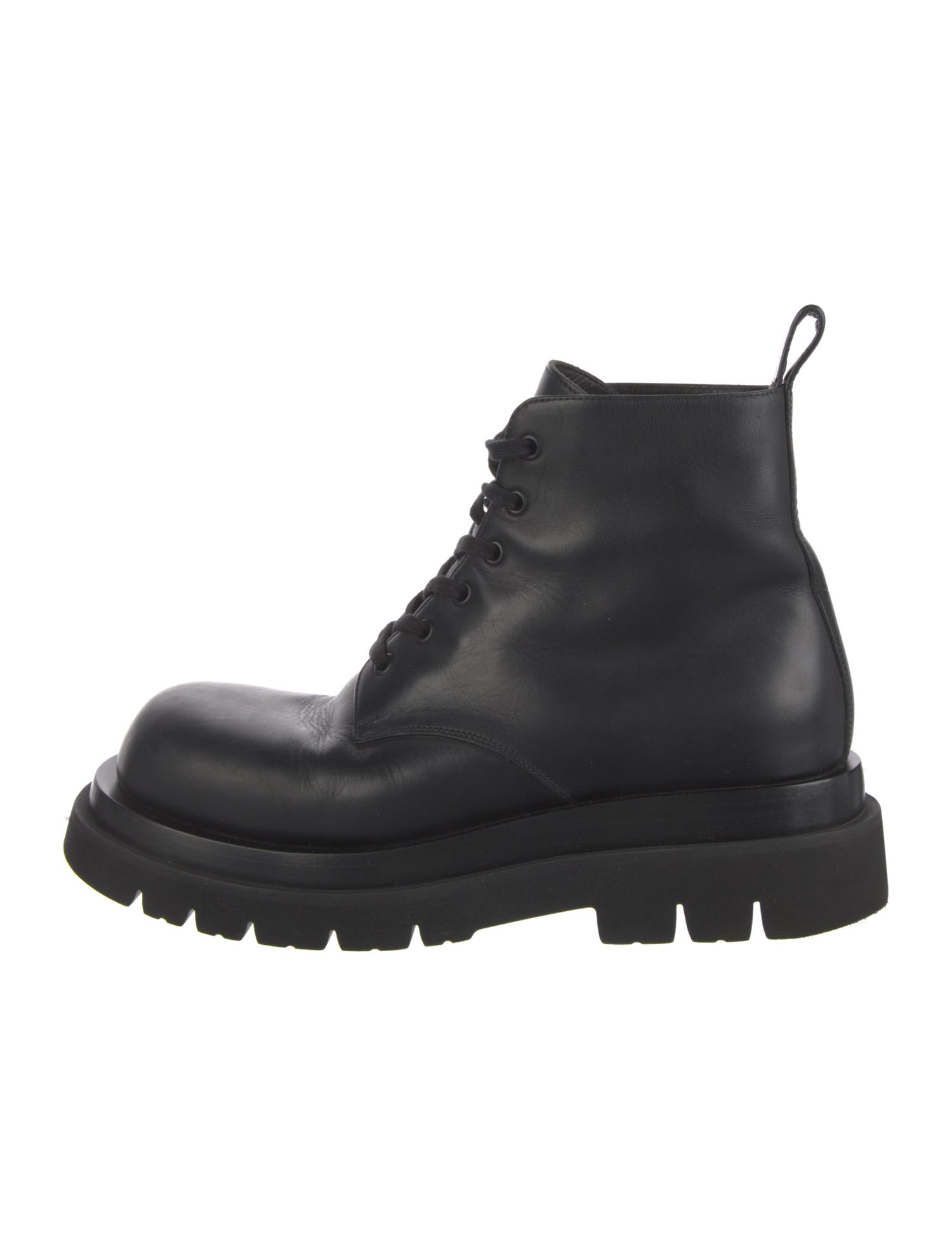 Bottega Veneta Leather Lace-Up Boots