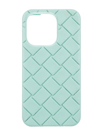 Bottega Veneta Teal Blue iPhone Case