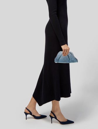 Bottega Veneta Denim The Pouch