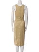 Bottega Veneta Scoop Neck Midi Length Dress