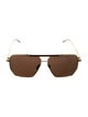 Bottega Veneta Square Tinted Sunglasses