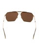 Bottega Veneta Square Tinted Sunglasses