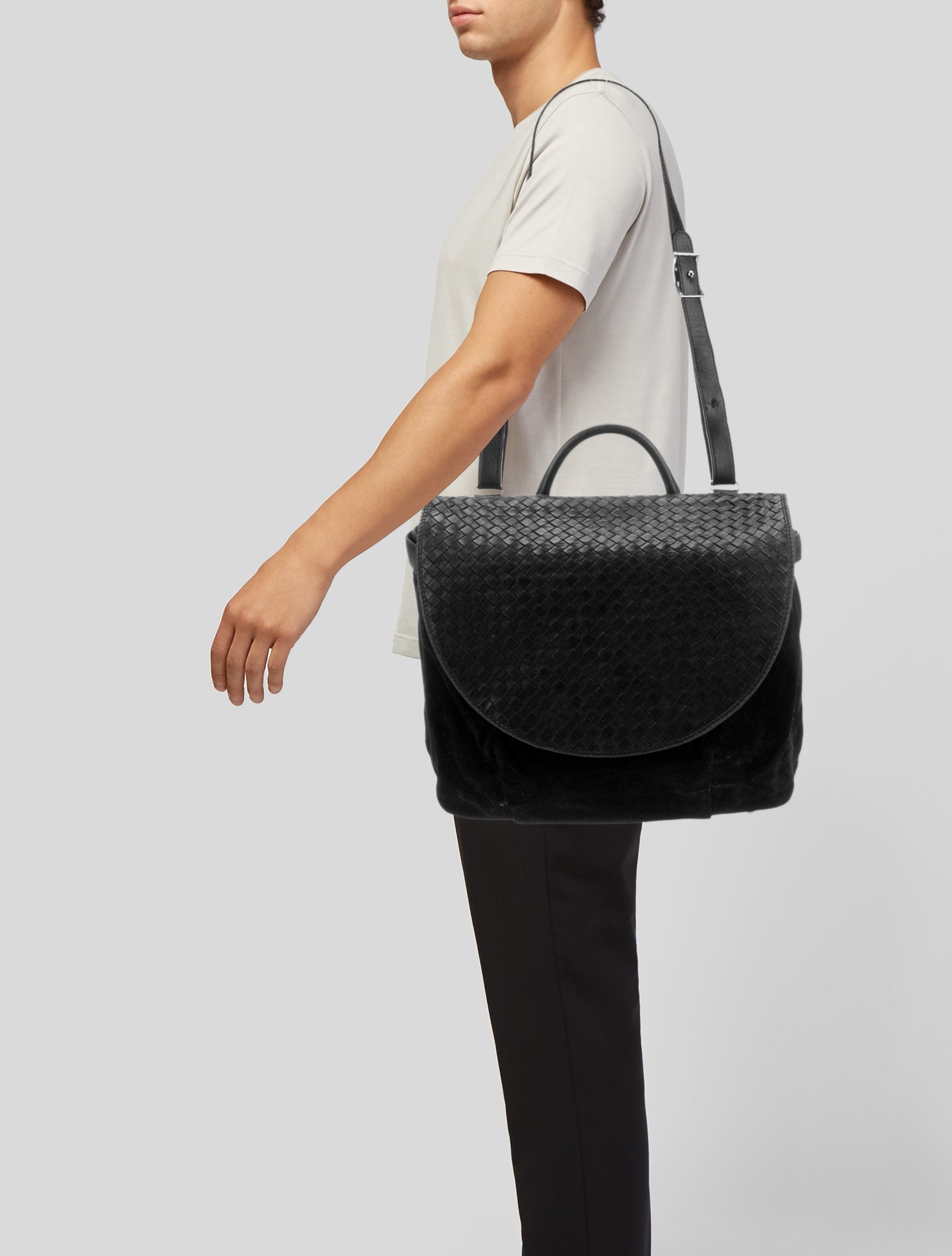 Bottega Veneta Intrecciato Messenger Bag