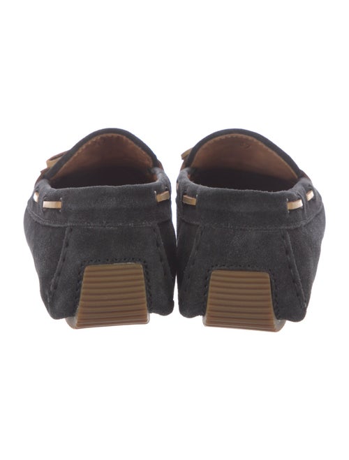 Bottega Veneta Intrecciato Weave Suede Moccasins