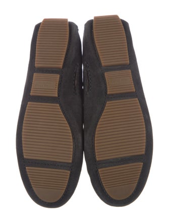 Bottega Veneta Intrecciato Weave Suede Moccasins