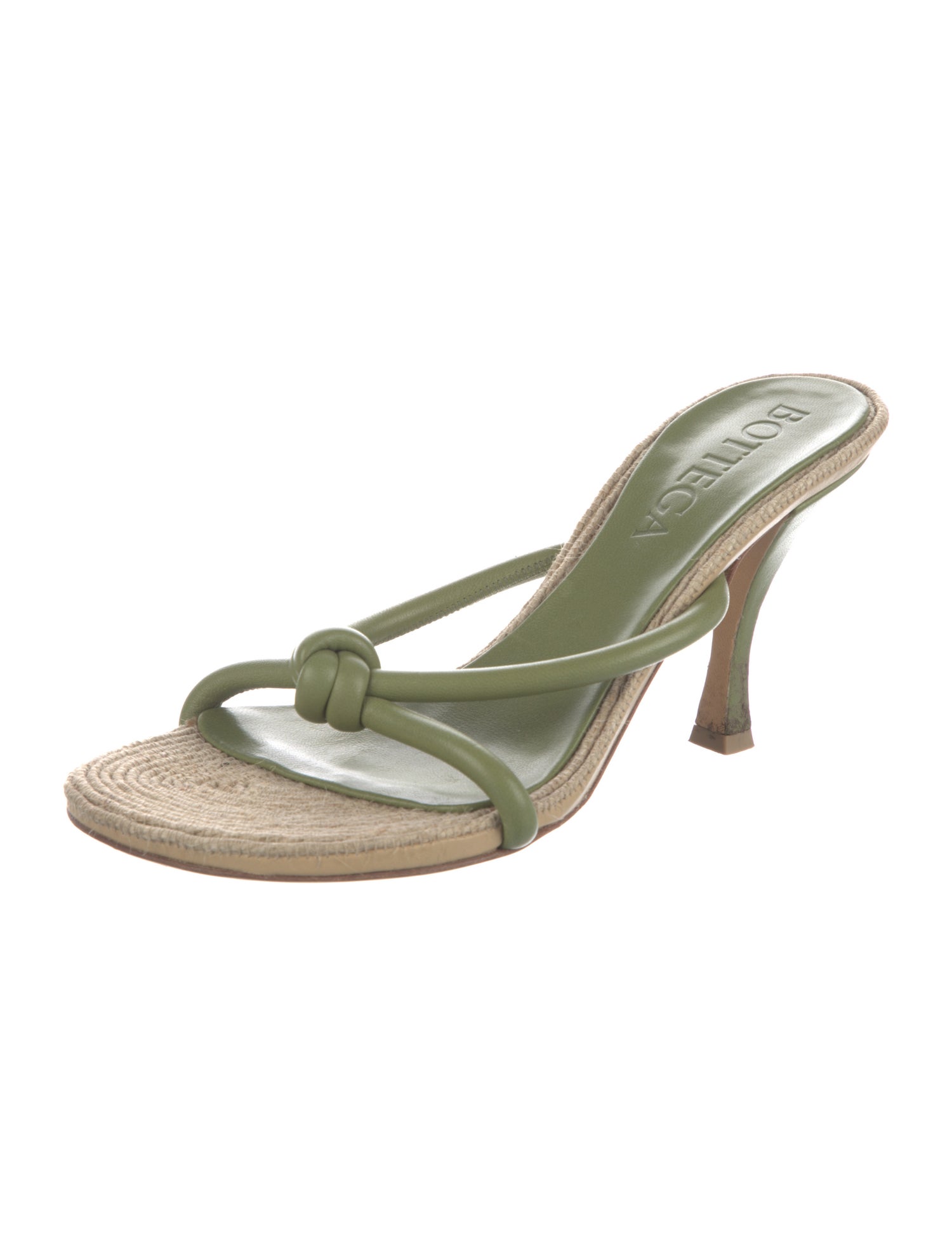 Bottega Veneta Leather Slides