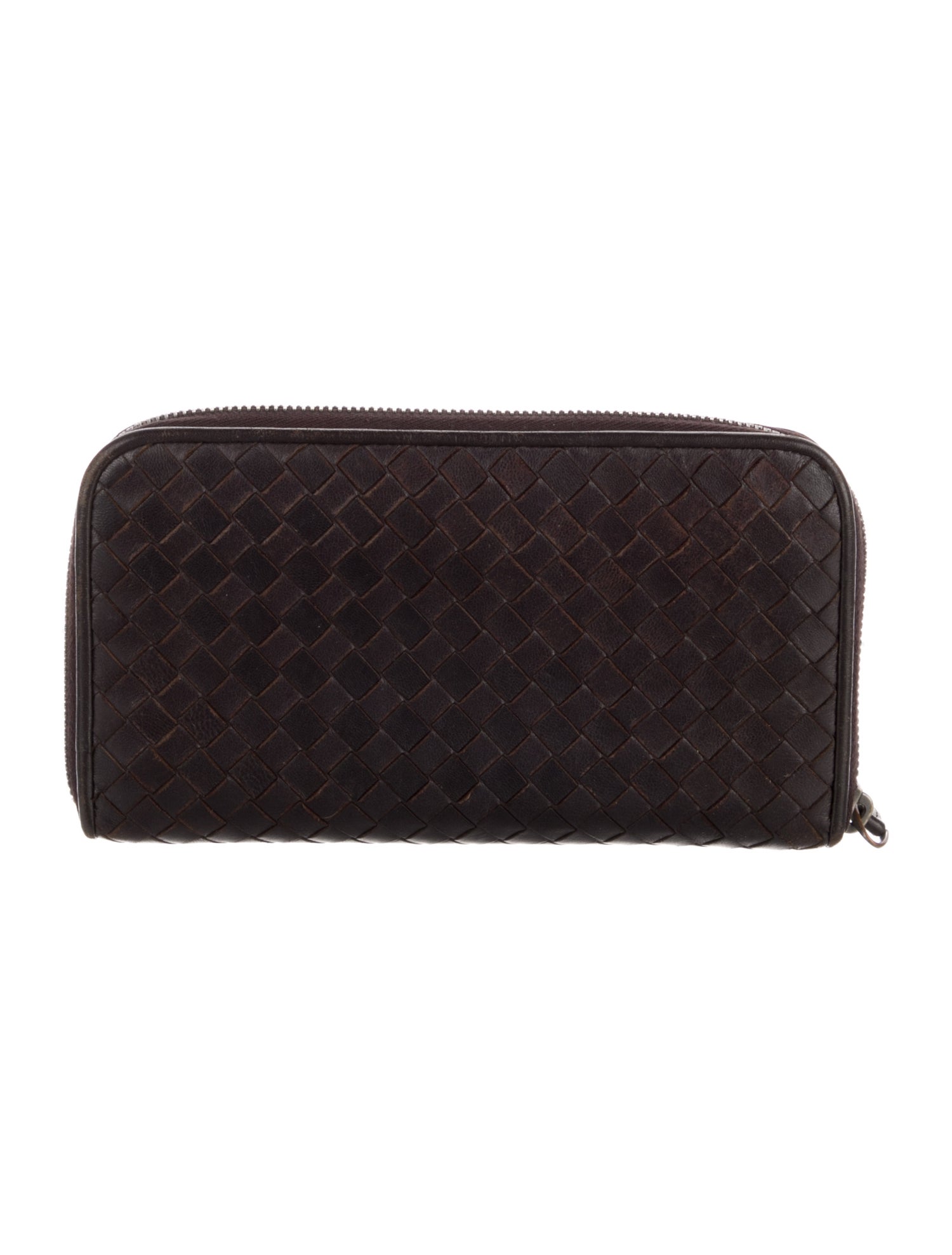 Bottega Veneta Intrecciato Weave Leather Wallet