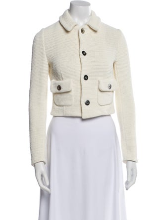 Bottega Veneta Tweed Pattern Jacket