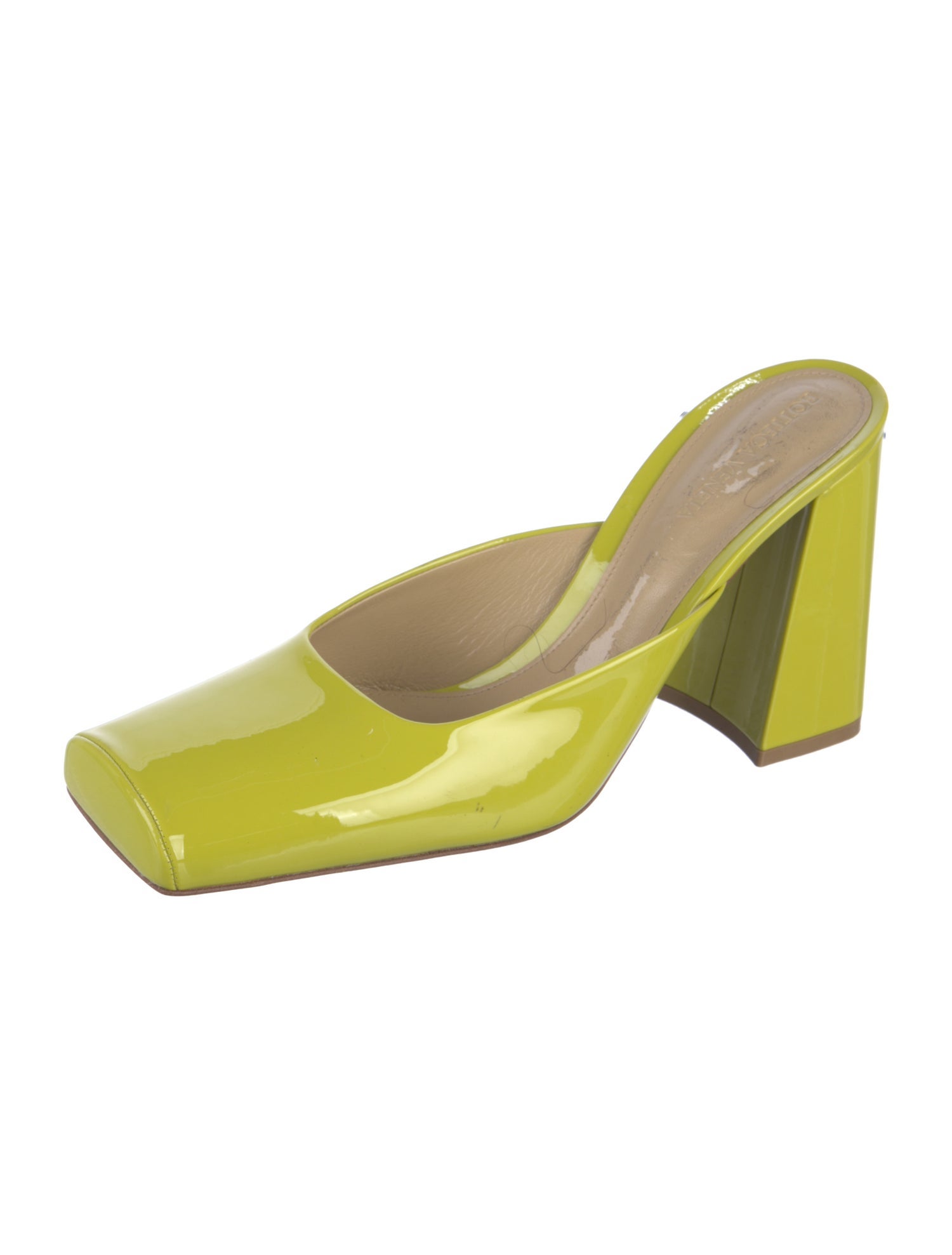Bottega Veneta Patent Leather Mules