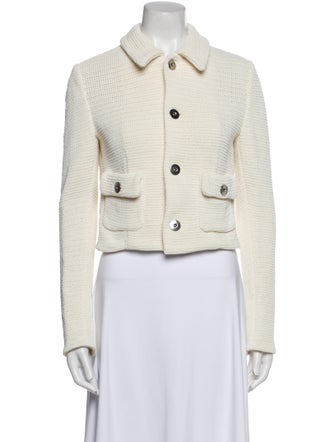 Bottega Veneta Tweed Pattern Jacket