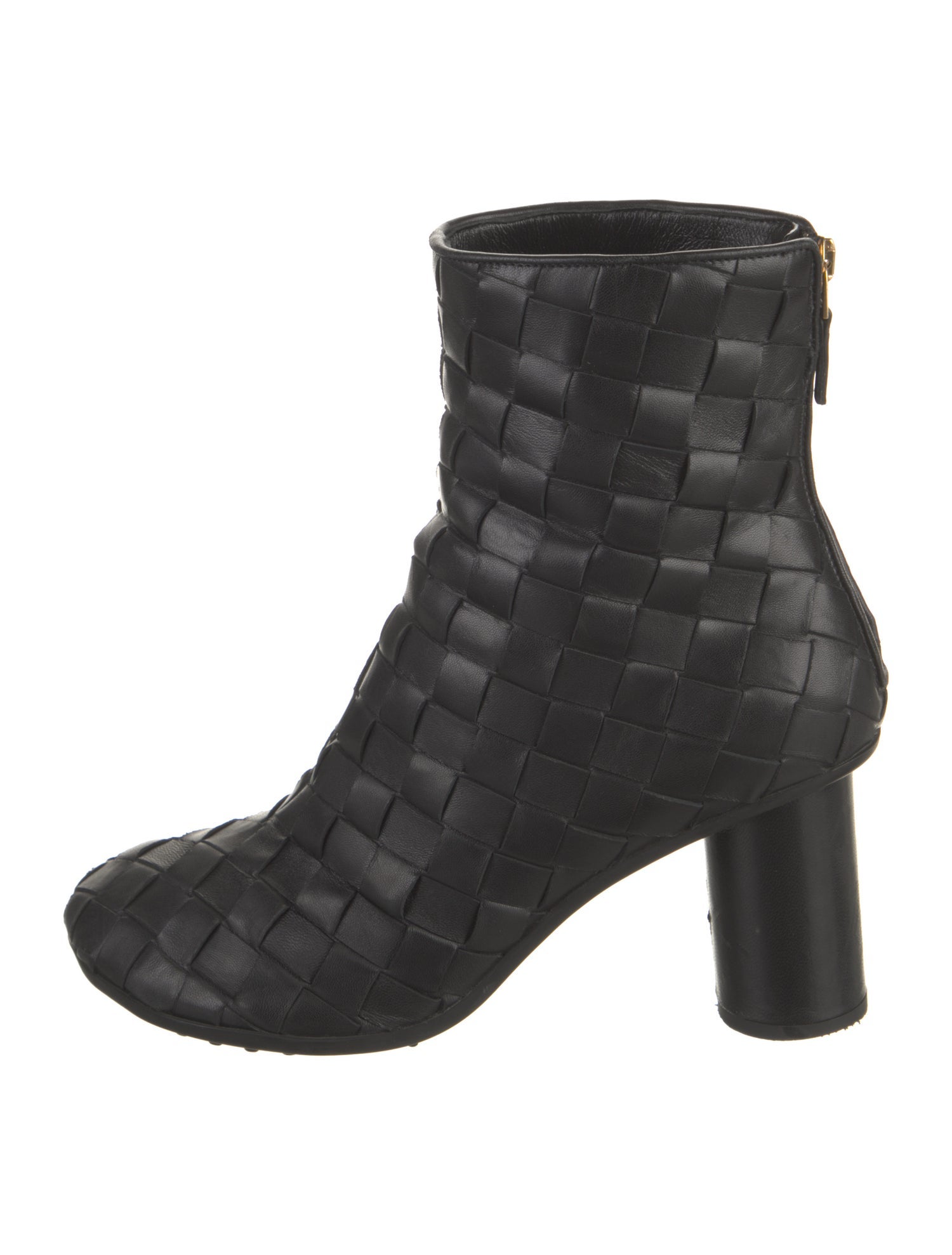 Bottega Veneta Intrecciato Weave Leather Boots