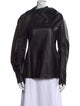 Bottega Veneta Lambskin Asymmetrical Blouse