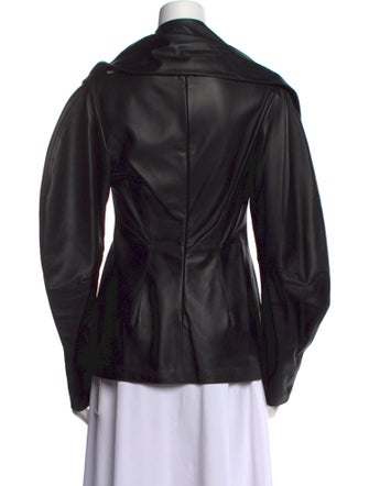 Bottega Veneta Lambskin Asymmetrical Blouse