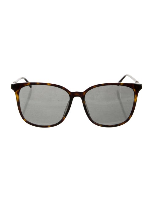 Bottega Veneta Intrecciato Weave Oversize Sunglasses