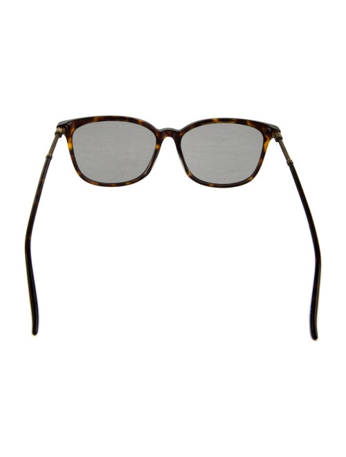 Bottega Veneta Intrecciato Weave Oversize Sunglasses