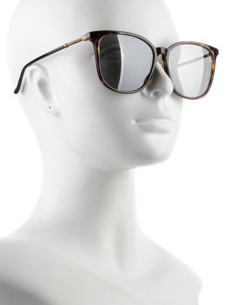 Bottega Veneta Intrecciato Weave Oversize Sunglasses