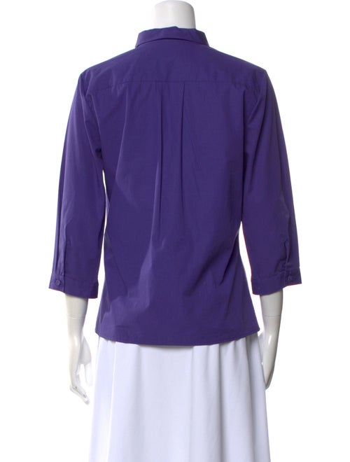 Bottega Veneta Three-Quarter Sleeve Button-Up Top