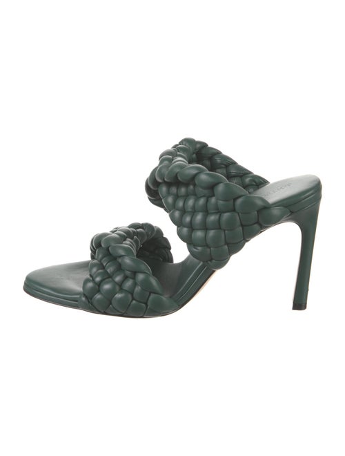 Bottega Veneta Intrecciato Weave Leather Slides