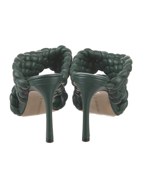 Bottega Veneta Intrecciato Weave Leather Slides