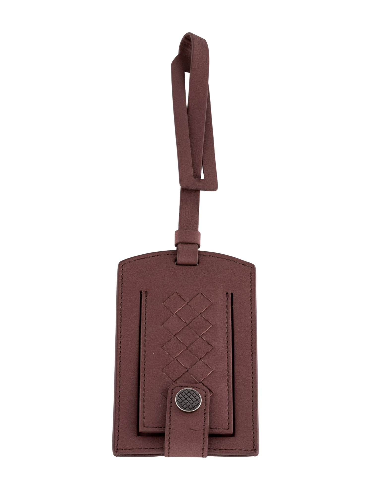 Bottega Veneta Leather Luggage Tag w/Tags